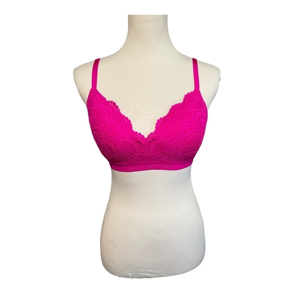 Victoria’s Secret Glitter Logo Bra Size 34D